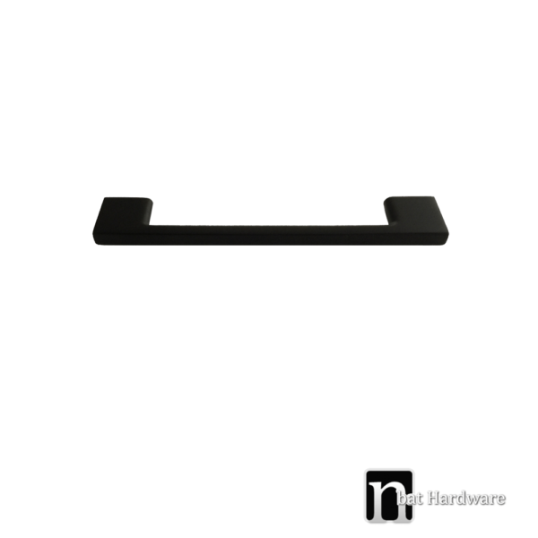 Black kitchen Handle (128mm) - Jak Series - Image 2