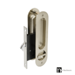 Satin Nickel Finish Sliding Privacy Set - Barlee Series