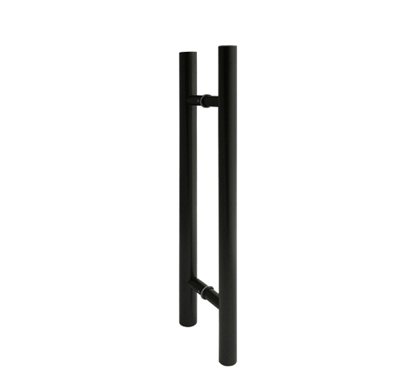 600mm Matt Black Entry Door Pull Handles (Pair) - Bisset Series