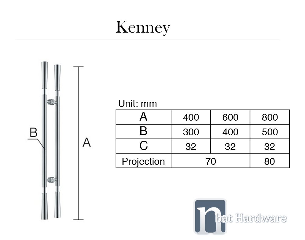 Kenney entry door pull handles