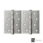 Stainless Steel Door Hinge (Pair) - 100 x 72 x 2mm