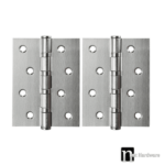 Stainless Steel Door Hinges (Pair) - 100 x 75 x 3mm