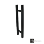 600mm Matt Black Entry Door Pull (Pair) - Barron Series