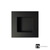 Matt Black Square Flush Pull - 90mm x 90mm