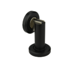 Round Shaped Magnetic Door Stops - Matt Black Finish