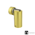 Cylinder Shaped Magnetic Door Stops - Brushed Brass Finish