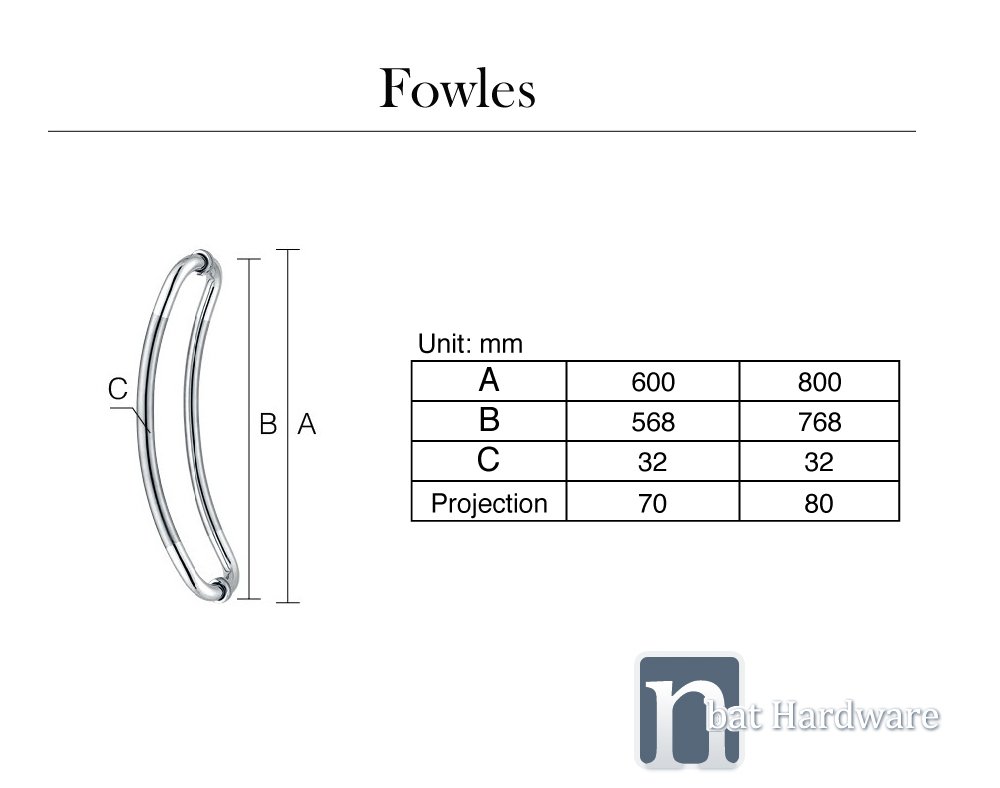 fowles door pull handles