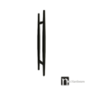 Matt black Door Pull Handle (Pair) 600mm - Logan Series