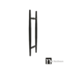 Matt black Door Pull Handle (Pair) 600mm - Logan Series - Image 2