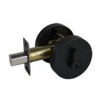 Matt Black Double Cylinder Deadbolt - Cooloola Series