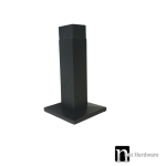 Square Shaped Door Stops - Matt Black Finish