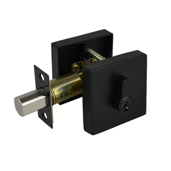 Matt Black Double Cylinders Deadbolt - Como Series