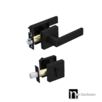 Como Series Entrance Deadbolt Lockset - Matt Black Finish