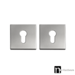Square Escutcheons - Euro Cylinders Face Plates