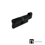 70mm Euro Single Cylinder - Matt Black Finish