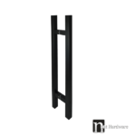 Matt Black 1000mm Door Pulls (Pair) - Barron Series