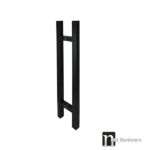 800mm Matt Black Door Pull Handles (Pair) - Barron Series