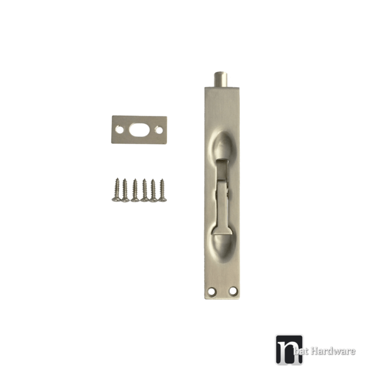 150mm Spring loaded Door Flush Bolt nBat Hardware