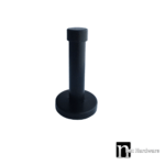 85mm Round Door Stops - Matt Black Finish