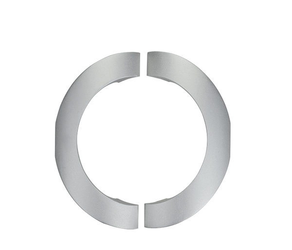 Silver Aluminium Finish Door Pulls (Pair)  - Peck Series