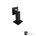 Square Magnetic Door Stops - Matt Black Finish