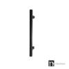 Single Matt Black Entry Door Pull 800mm - Bisset Series