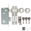 Adjustable Roller Mortice Lock with round Escutcheons - Image 2
