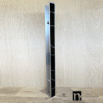 1200mm Black Stone Faced Door Pulls (Stainless Steel Finish) - Todd Series
