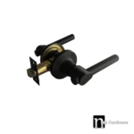 Piper Series Passage Handle Set (2333MB) - Matt Black Finish