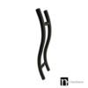 "Forsyth" Matt Black Entry Door Pull handle (Pair) - 600mm
