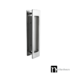 180mm Rectangle Sliding Flush Pulls (Pair) - Satin Nickel Finish