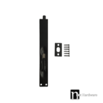 200mm Spring loaded Door Flush Bolt - Matt Black Finish