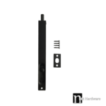 Door Flush Bolt 200mm - Matt Black Finish