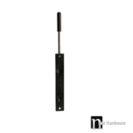 Matt Black Door Flush Bolt with Extended Rod