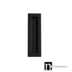 200mm Sliding Door Flush Pull - Matt Black Finish
