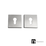 65mm Square Escutcheons - Euro Cylinders Face Plates