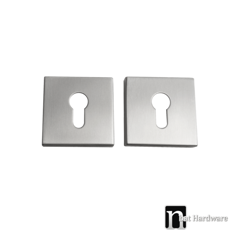 65mm Square Escutcheons Euro Cylinder Plates nBat Hardware