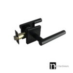 Matt Black Passage Handle Set - Smith Series Door Handles