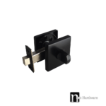 Matt Black Privacy Deadbolt Set - Smith Series