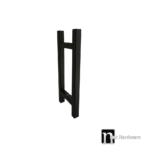 300mm Matt Black Entry Door Pull Handles - Barron Series