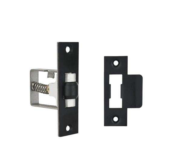Adjustable Matt Black Tongue Roller Latch