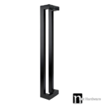1500mm Matt Black Entry Door Pulls (Pair) - Graham Series