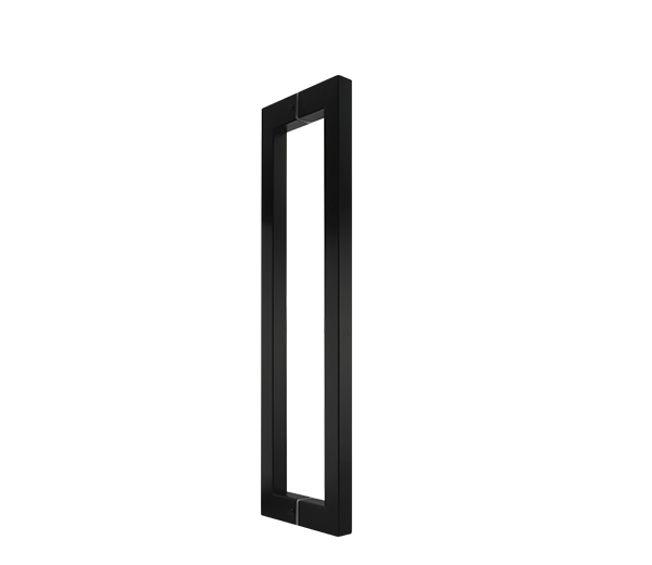 Matt Black 600mm Slim Profiled Door Pull (Pair) - Gilchrist Series
