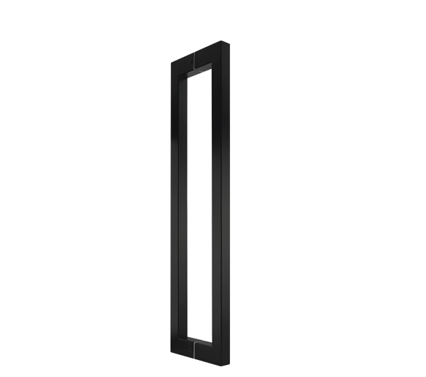 Matt Black 800mm Slim Profiled Door Pull (Pair) - Gilchrist Series