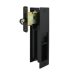 Matt Black Sliding Door Privacy Set - Jordan Series