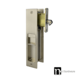 Satin Nickel Sliding Door Privacy Set - Jordan Series