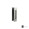 150mm Rectangle Sliding Flush Pulls (Pair) - Satin Nickel Finish