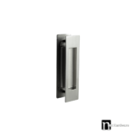 150mm Rectangle Sliding Flush Pulls (Pair) - Satin Nickel Finish