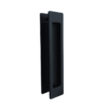 Rectangle Matt Black Sliding Flush Pulls (Pair) - 180mm x 38mm - Image 4