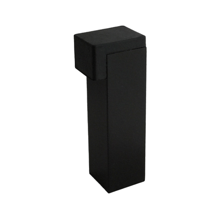 Matt Black Square Shaped Door Stops nBat Hardware